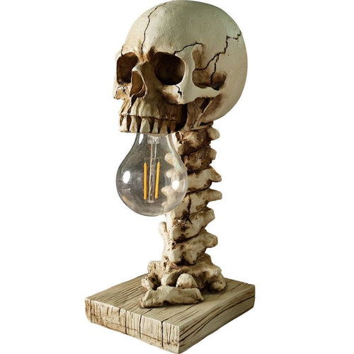 Gothic Skull Table Lamp – Unique Home Décor & Creepy-Cool Lighting