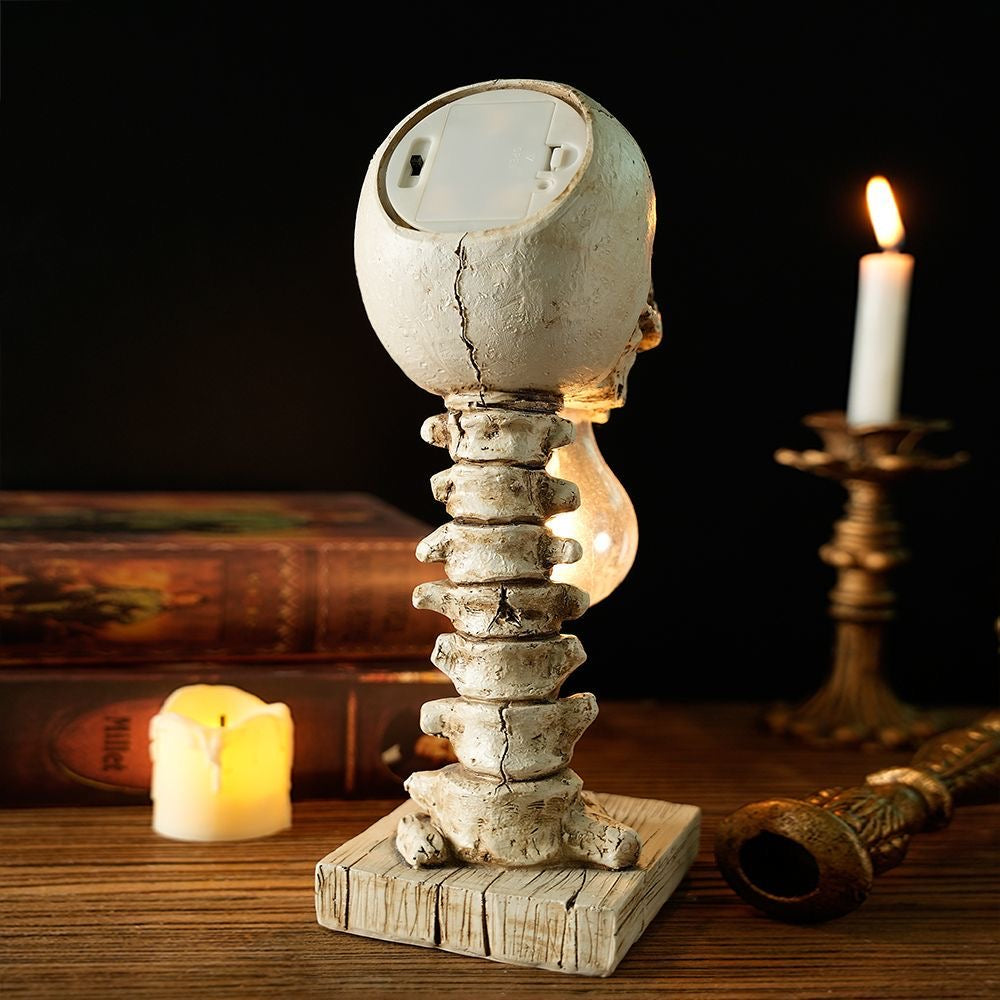 Gothic Skull Table Lamp – Unique Home Décor & Creepy-Cool Lighting